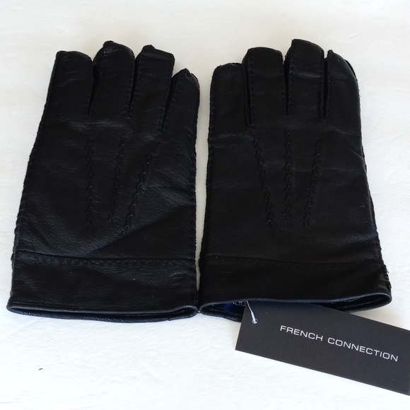 BRAND NEW FRENCH CONNECTION LEATHER GLOVE - Picture 1 of 16